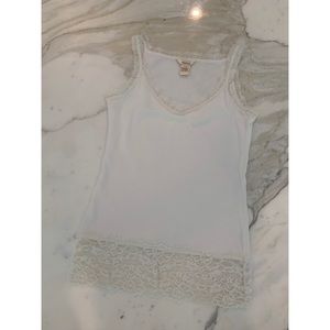 Lace tank top
